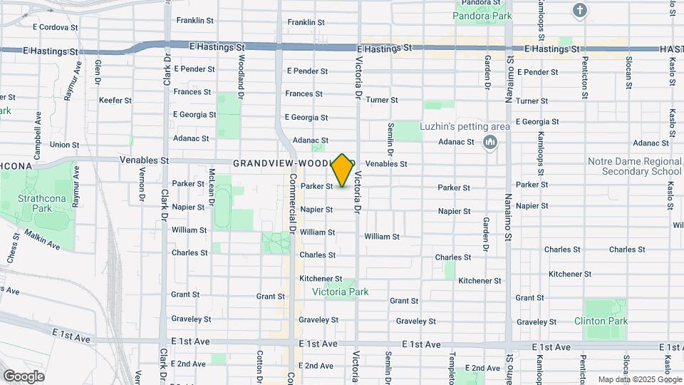 1842 Parker St Map and Location Details
