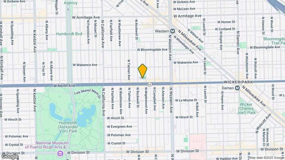 2544 W North Ave, Unit 2A Mapa y Detalles de la Ubicación