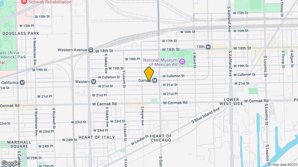 2038 W 21st St Map and Location Details