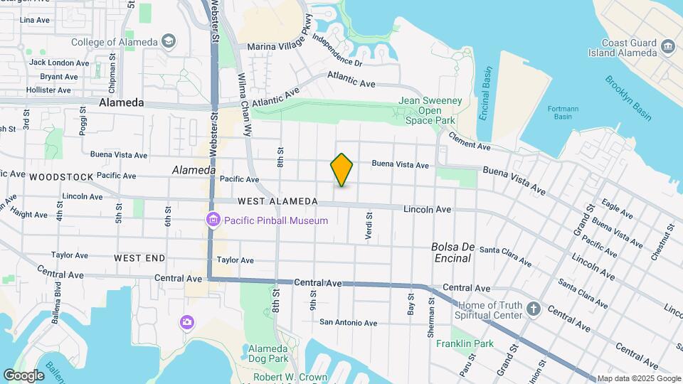 930 Pacific Ave Map and Location Details