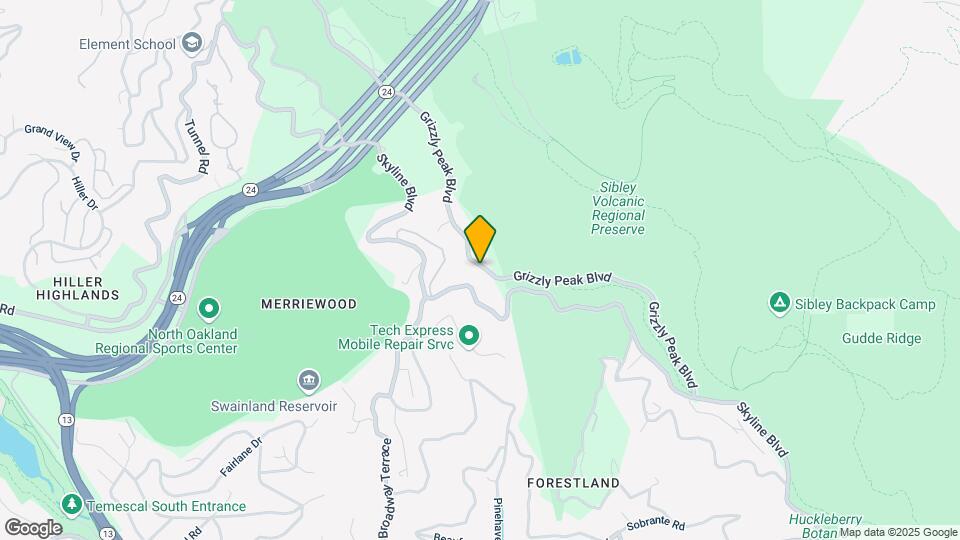 6055 Grizzly Peak Blvd, Unit ADU Map and Location Details