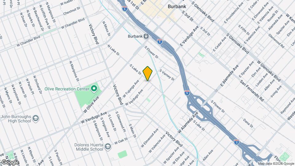 211 W Verdugo Ave Map and Location Details