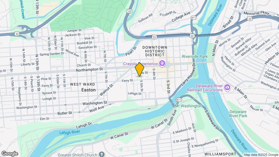 51 S 5th St Map and Location Details