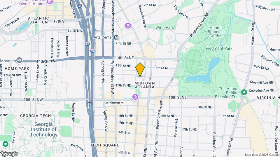 1010 Midtown Map and Location Details