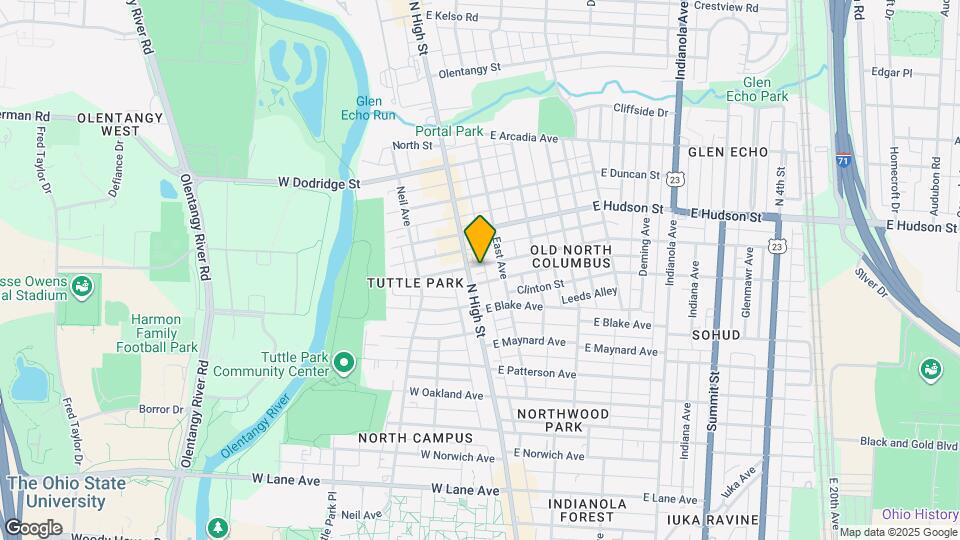 17 E Tompkins St Map and Location Details