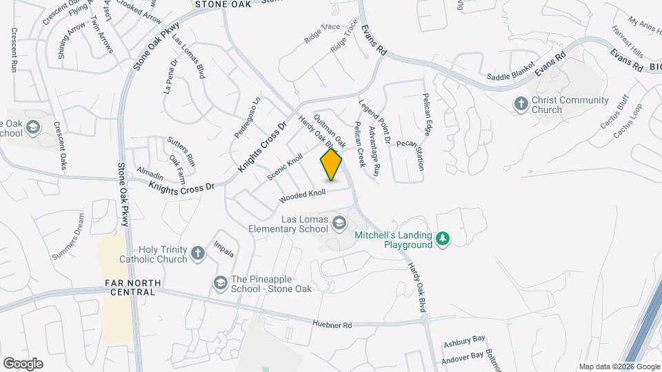 1317 Wooded Knoll Mapa y Detalles de la Ubicación