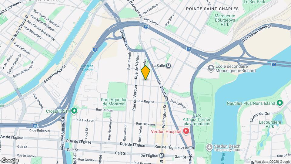 3446 Èvelyn Rue Map and Location Details