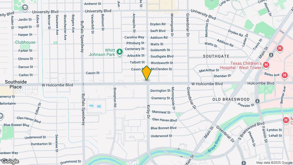 2602 W Holcombe Blvd Map and Location Details