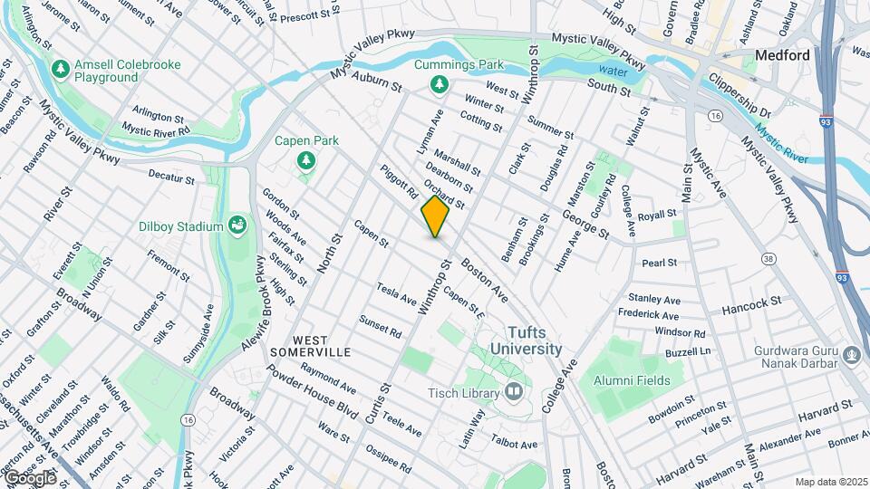 315 Boston Ave, Unit #1 Map and Location Details