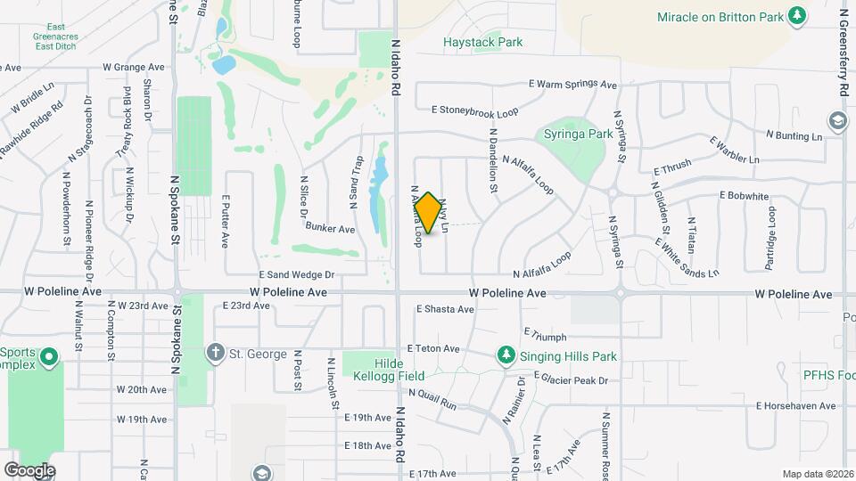 3019 N Alfalfa Loop Map and Location Details