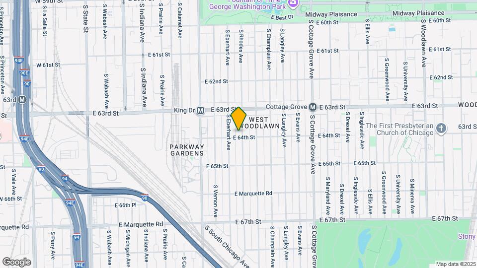 6352 S Rhodes Ave Map and Location Details