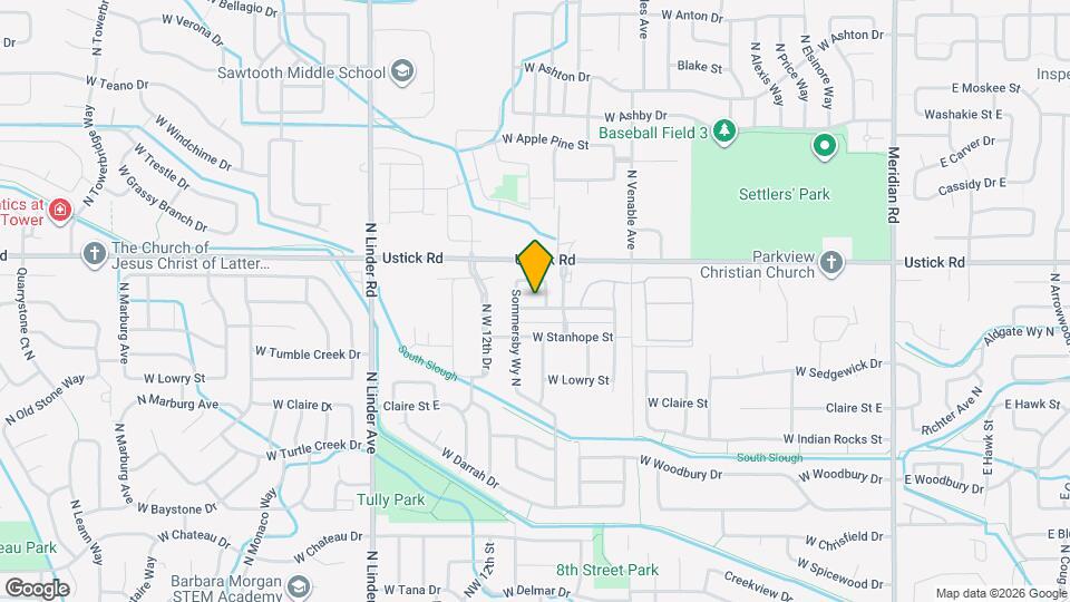 1108 W Parkstone St Map and Location Details