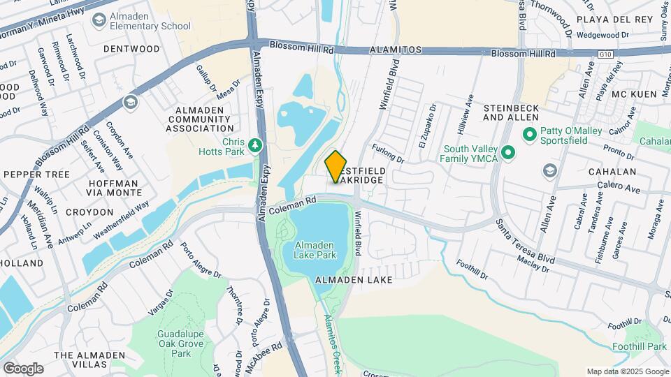 Almaden Lake Village Mapa y Detalles de la Ubicación
