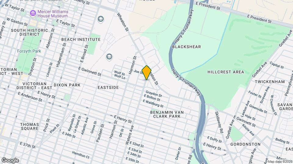 722 Waters Ave-Unit -B Map and Location Details