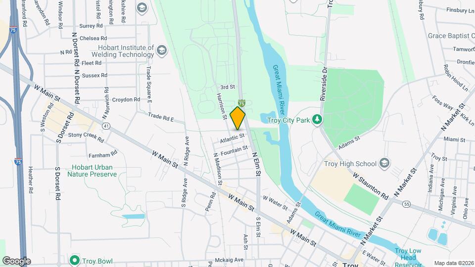 819 Atlantic St Map and Location Details