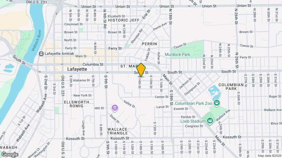 1402 Alabama St Map and Location Details