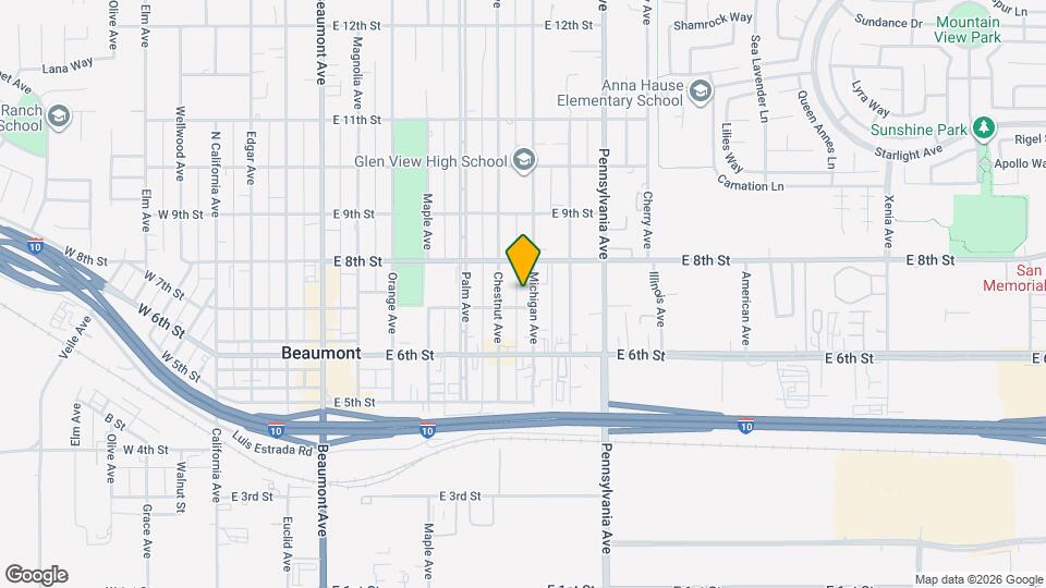 731 Michigan Ave Map and Location Details