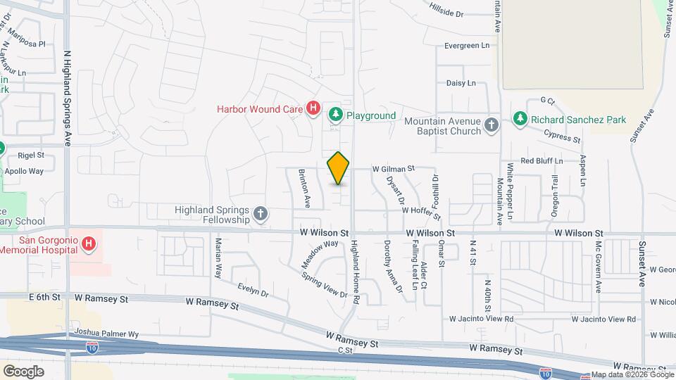 1029 Rockcress Ln Map and Location Details