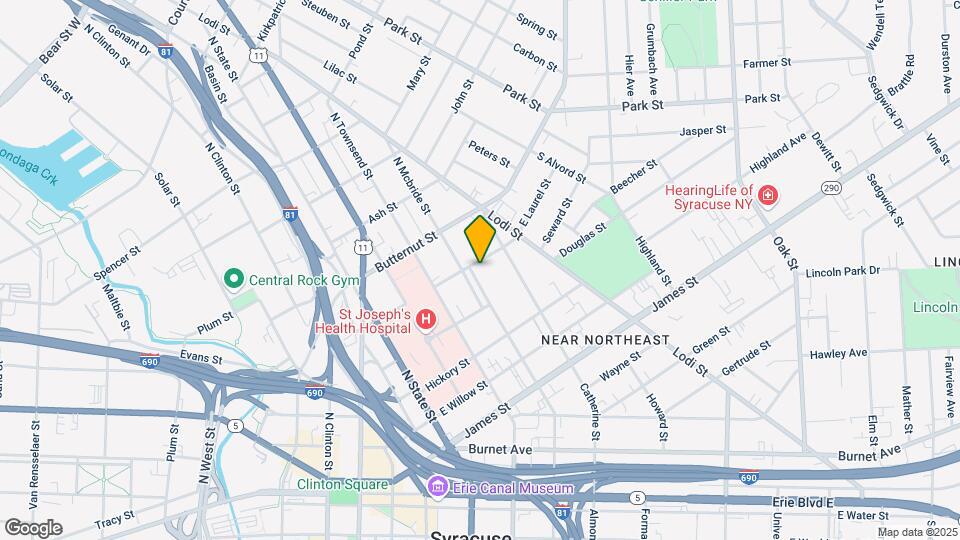 718 N McBride St Mapa y Detalles de la Ubicación