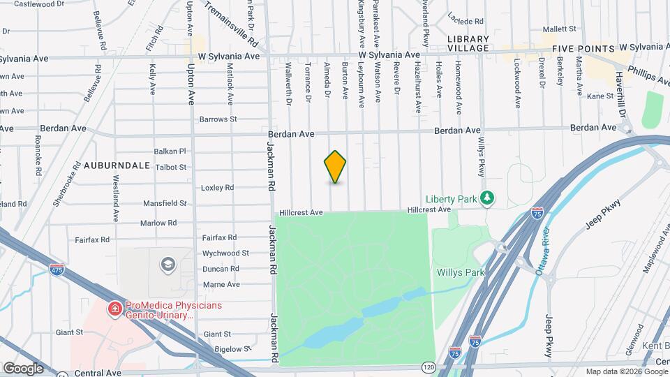 3534 Almeda Dr Mapa y Detalles de la Ubicación