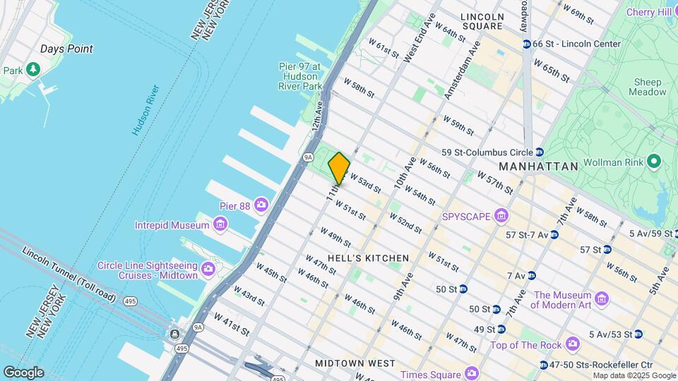 562 W 52nd St Map and Location Details