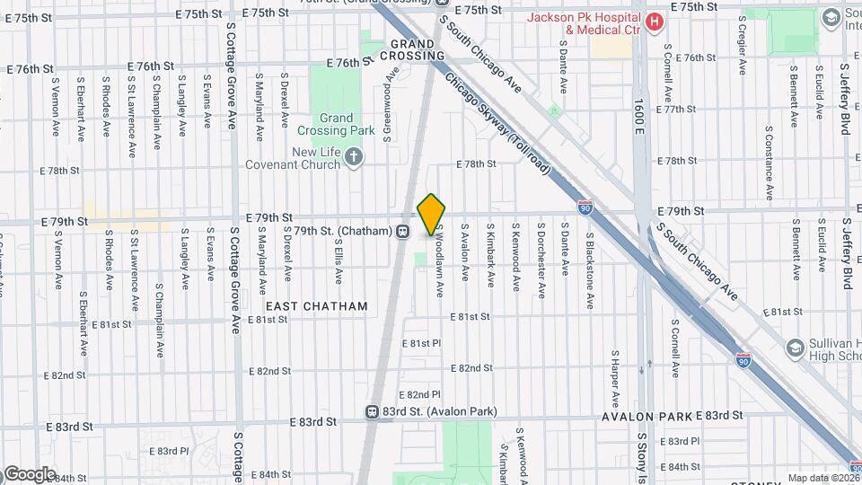 1141 E 79th Pl Mapa y Detalles de la Ubicación