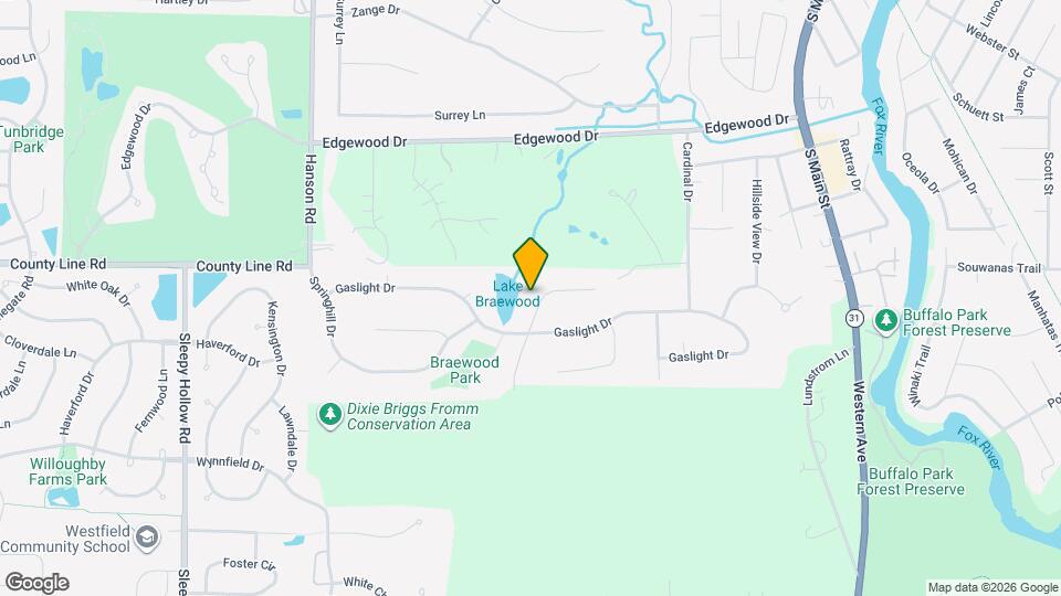 1330 Braewood Dr, Unit 1 Map and Location Details