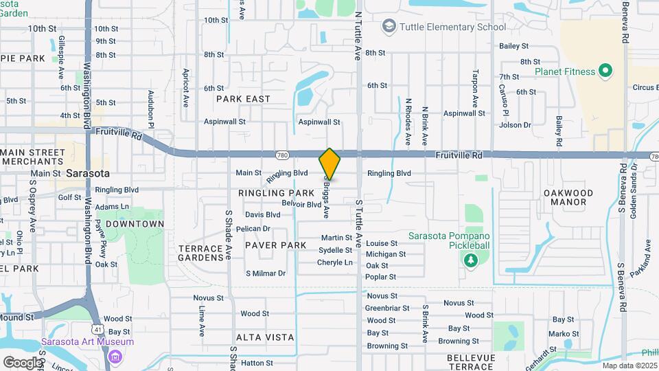 95 S Briggs Ave Map and Location Details
