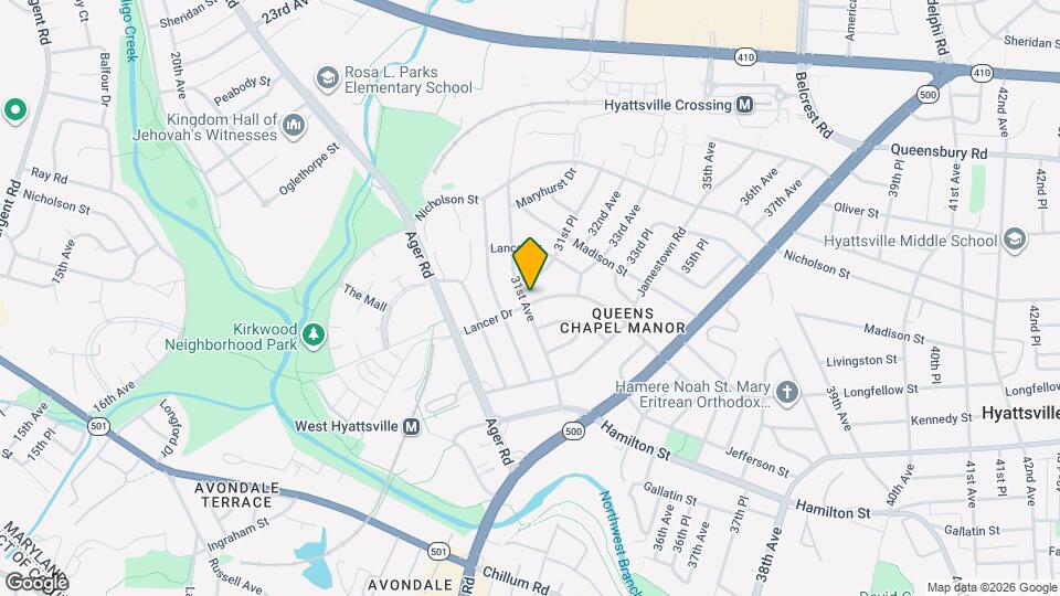 5701 31st Ave Mapa y Detalles de la Ubicación