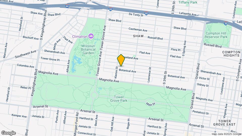 4159 Botanical Ave Map and Location Details