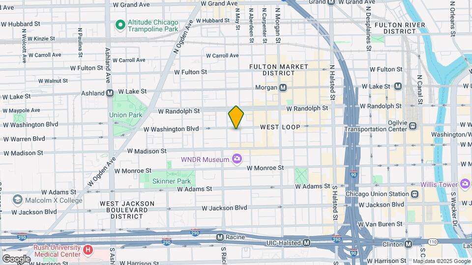 1141 W Washington Blvd Mapa y Detalles de la Ubicación