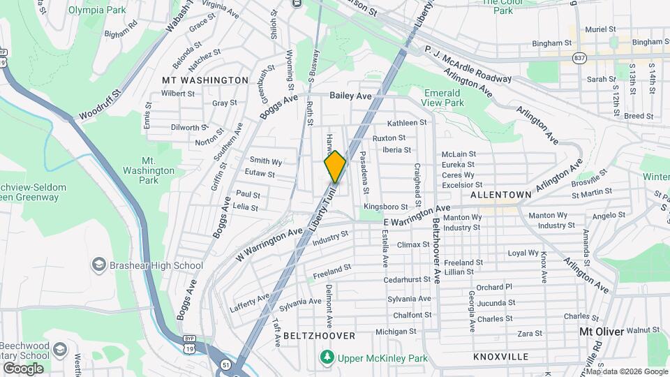 111 Harwood St Map and Location Details