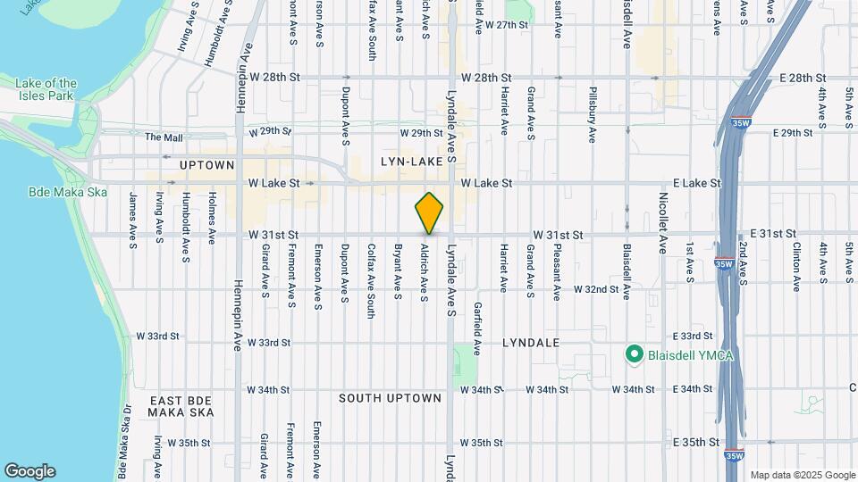 3101 Aldrich Ave S Map and Location Details