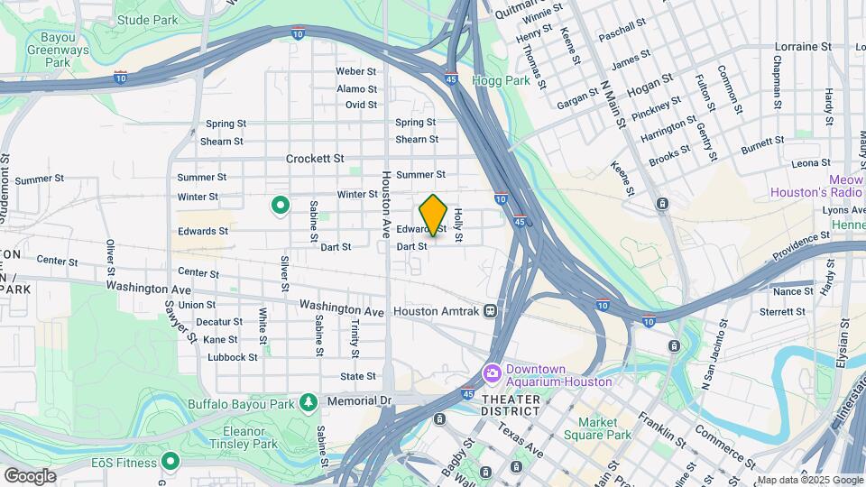 1304 Dart St Map and Location Details