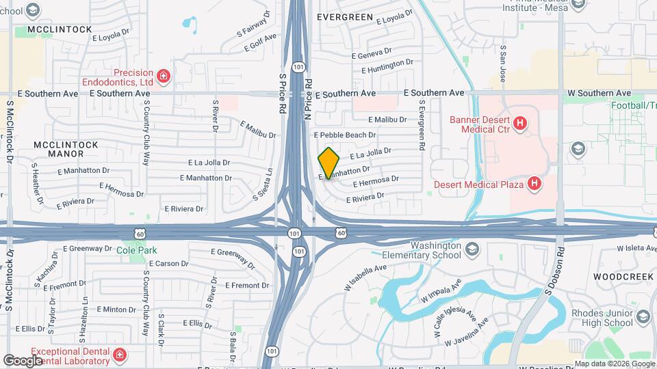 2310 E Riviera Dr Mapa y Detalles de la Ubicación