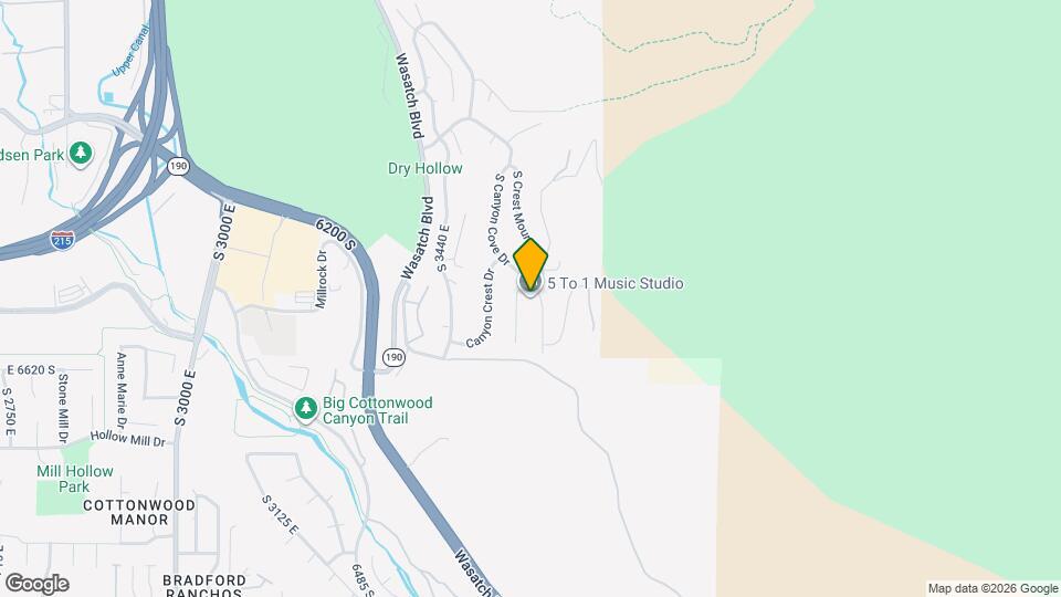 6508 S Canyon Cove Dr Map and Location Details