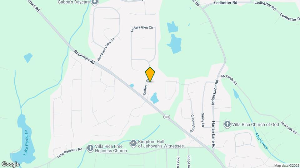 45 Cedars Glen Way Map and Location Details