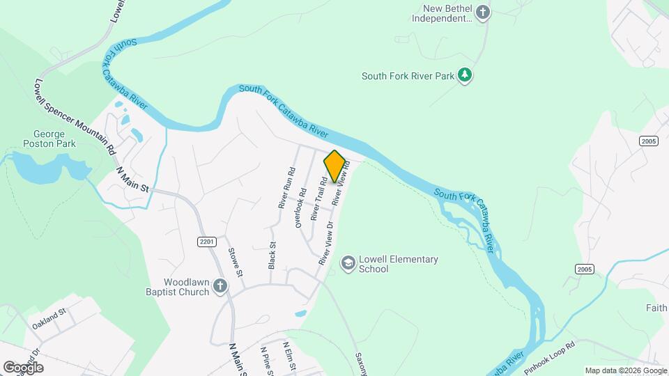 555 River View Dr Mapa y Detalles de la Ubicación