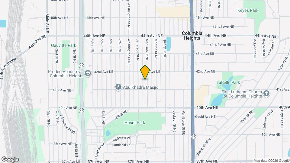 4126 Madison St NE, Unit 1 Mapa y Detalles de la Ubicación