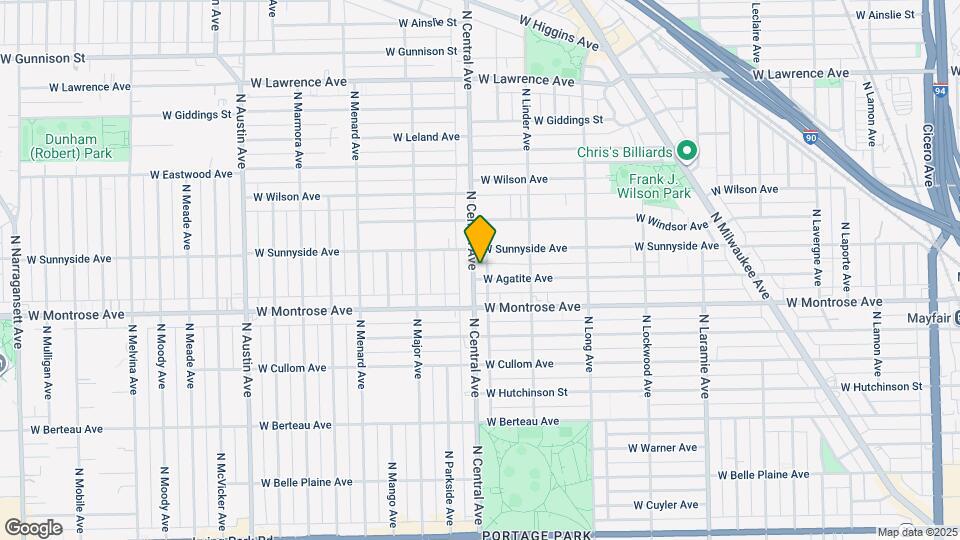 4441 N Central Ave Map and Location Details