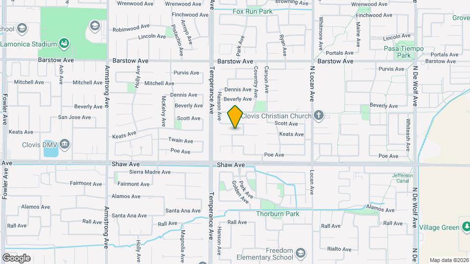2705 Keats Ave Map and Location Details