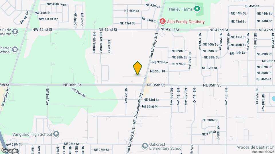 1000 NE 36th St Map and Location Details