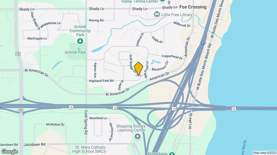 830 Highland Park Rd Map and Location Details