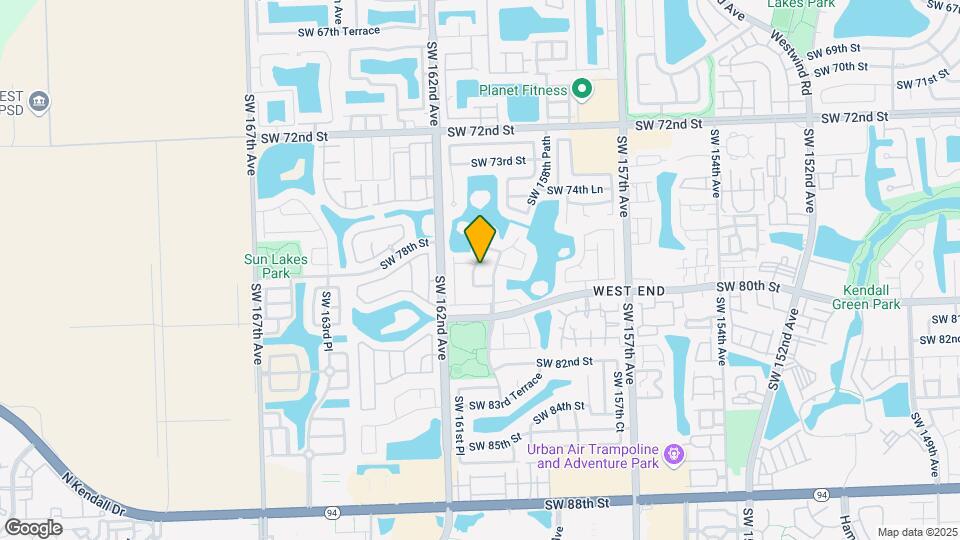 7845 SW 161st Ave Map and Location Details