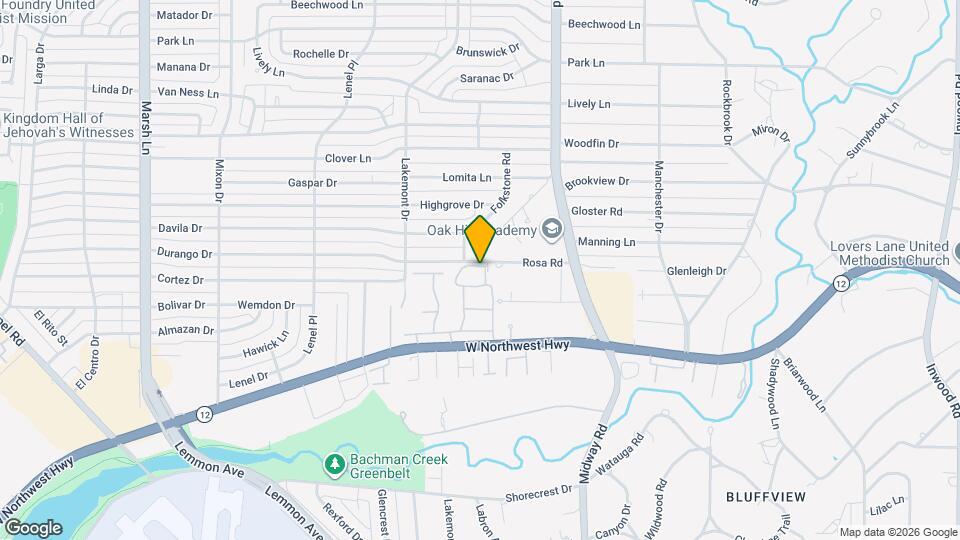 4309 Tomberra Way Map and Location Details