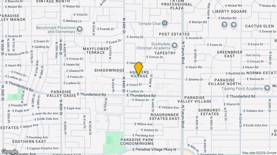 13859 N 45th St Map and Location Details