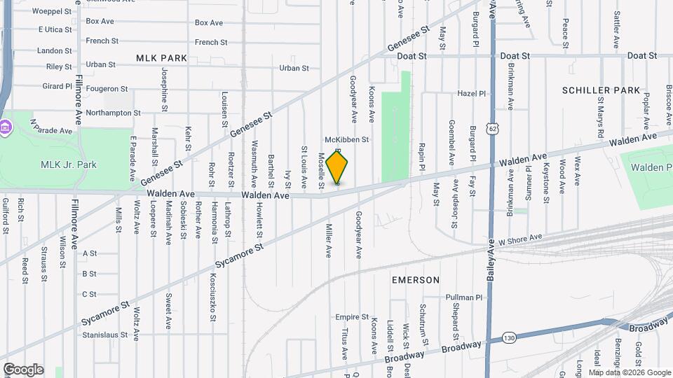 344 Walden Ave Mapa y Detalles de la Ubicación