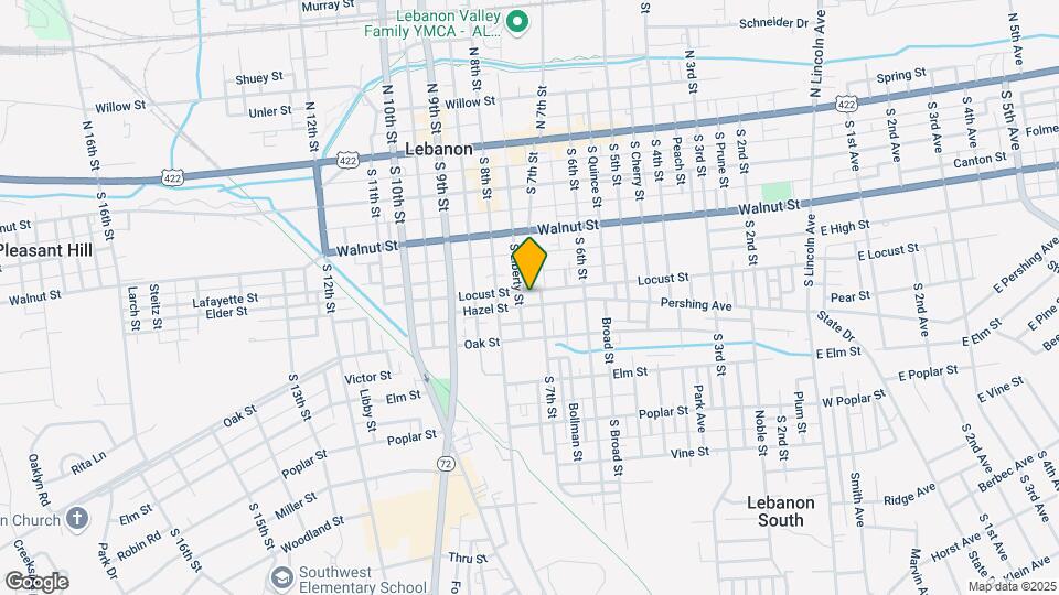 712 Locust St Map and Location Details