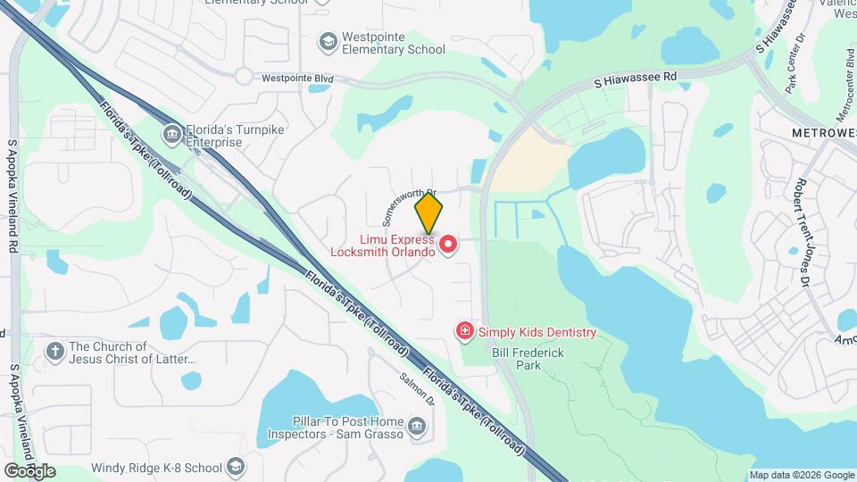 7235 Hunterdon Dr Map and Location Details