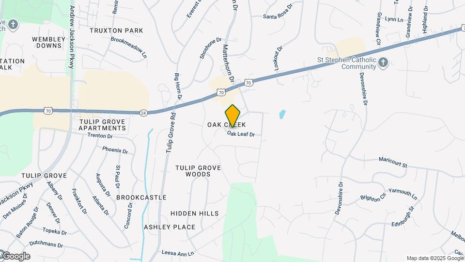 824 Oak Leaf Dr Map and Location Details